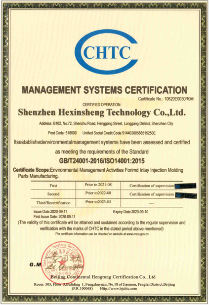 Çin Shenzhen HXS Technology Co., Ltd. Sertifikalar